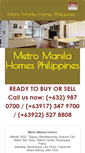 Mobile Screenshot of metromanilahomes.com